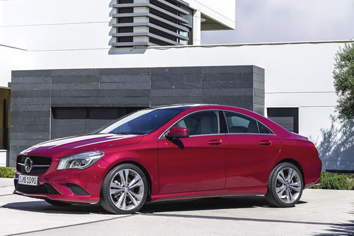 Mercedes CLA compact saloon photo gallery